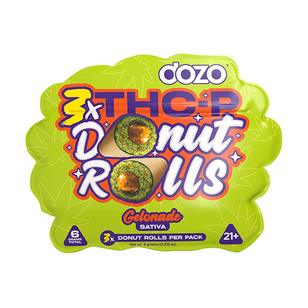 Dozo_DonutRolls_3xTHCPRollsPerPack_Gelonade