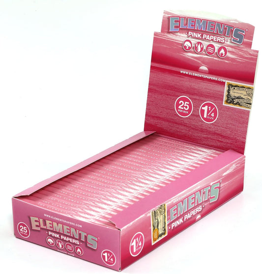 Elements_PinkPapers_11/4Size_25PerBox
