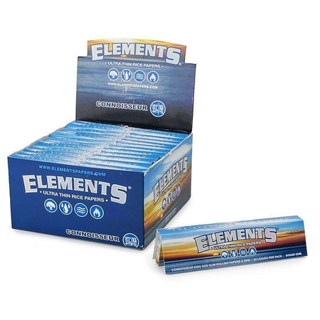 Elements_UltraThinRicePapers_Connoisseur_KingSizeSlimTips