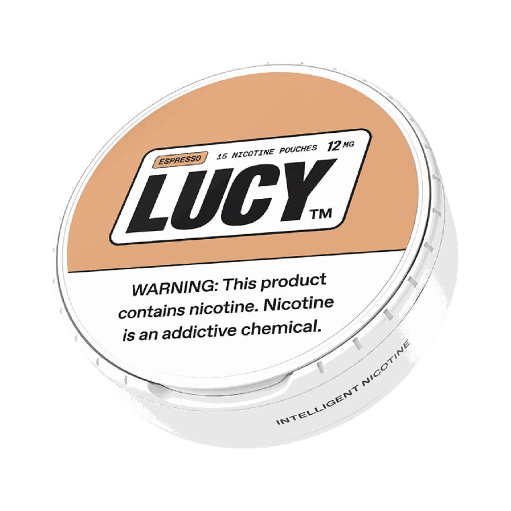 Lucy Nicotine Pouches | 12MG | 15 Pouches Per Pack | 5 Pack | Multiple Flavor Option