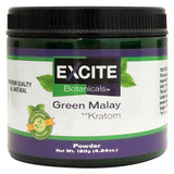 ExciteBotanicalsKratom_120GPowder_GreenMalay