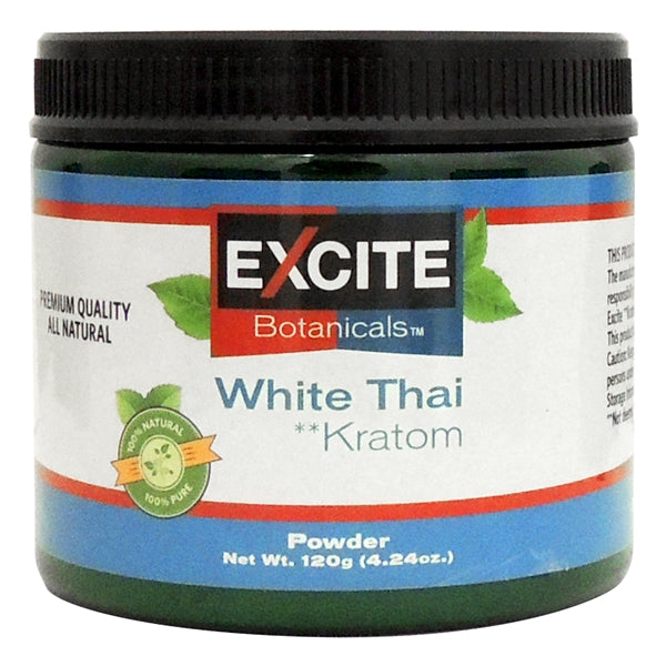 ExciteBotanicalsKratom_120GPowder_WhiteThai