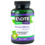 ExciteBotanicalsKratom_150Caps_GreenMalay