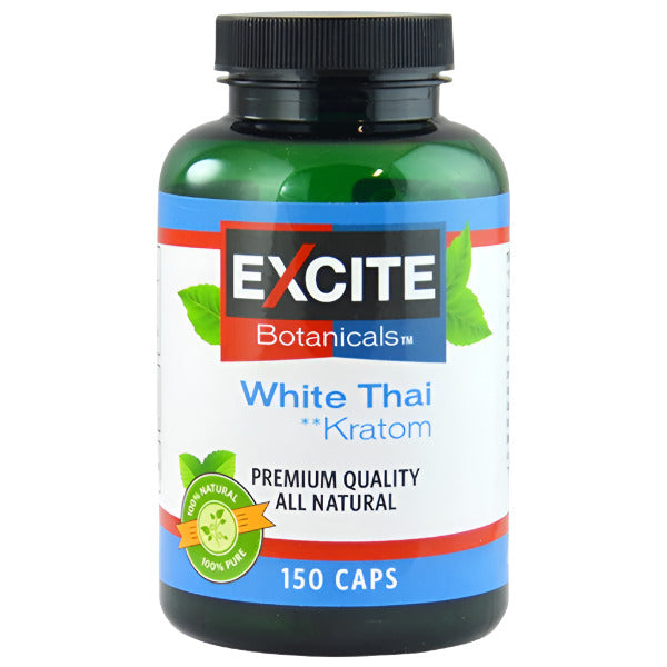 ExciteBotanicalsKratom_150Caps_WhiteThai