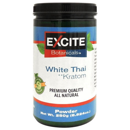 ExciteBotanicalsKratom_250GPowder_WhiteThai