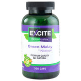 ExciteBotanicalsKratom_300Caps_GreenMalay