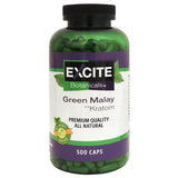 ExciteBotanicalsKratom_500Caps_GreenMalay