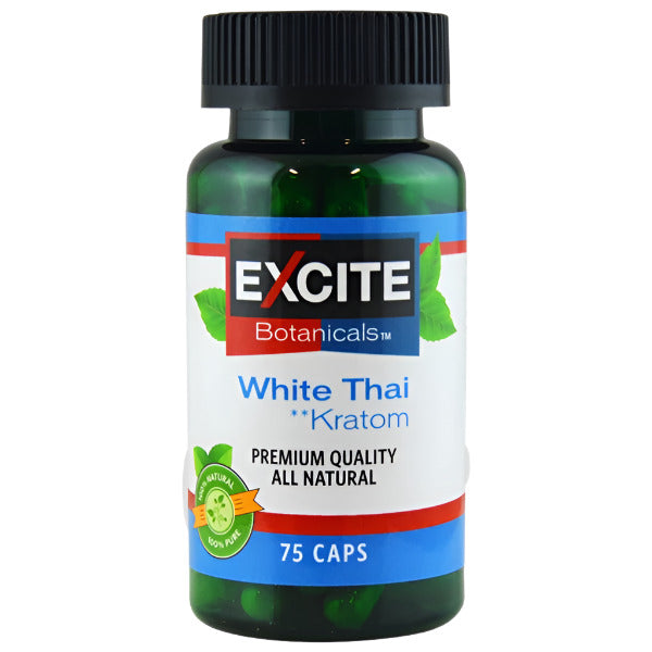 ExciteBotanicalsKratom_75Caps_WhiteThai