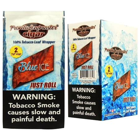 Fronto Leaf Master | 2 Flat Wrap | 24 Pouches | 48 Smokes | Multiple Flavor Option