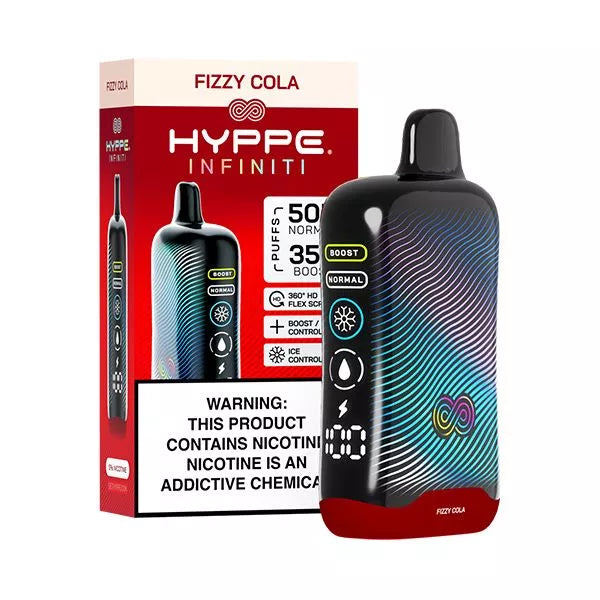 Hyppe Infiniti | 50K Puffs | 5% Nicotine | 5 Pack | Multiple Flavor Option