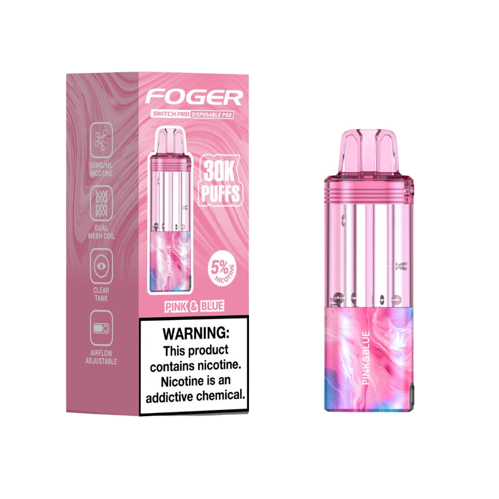 Foger_SwitchPro_DisposablePod_30KPuffs_Pink&Blue