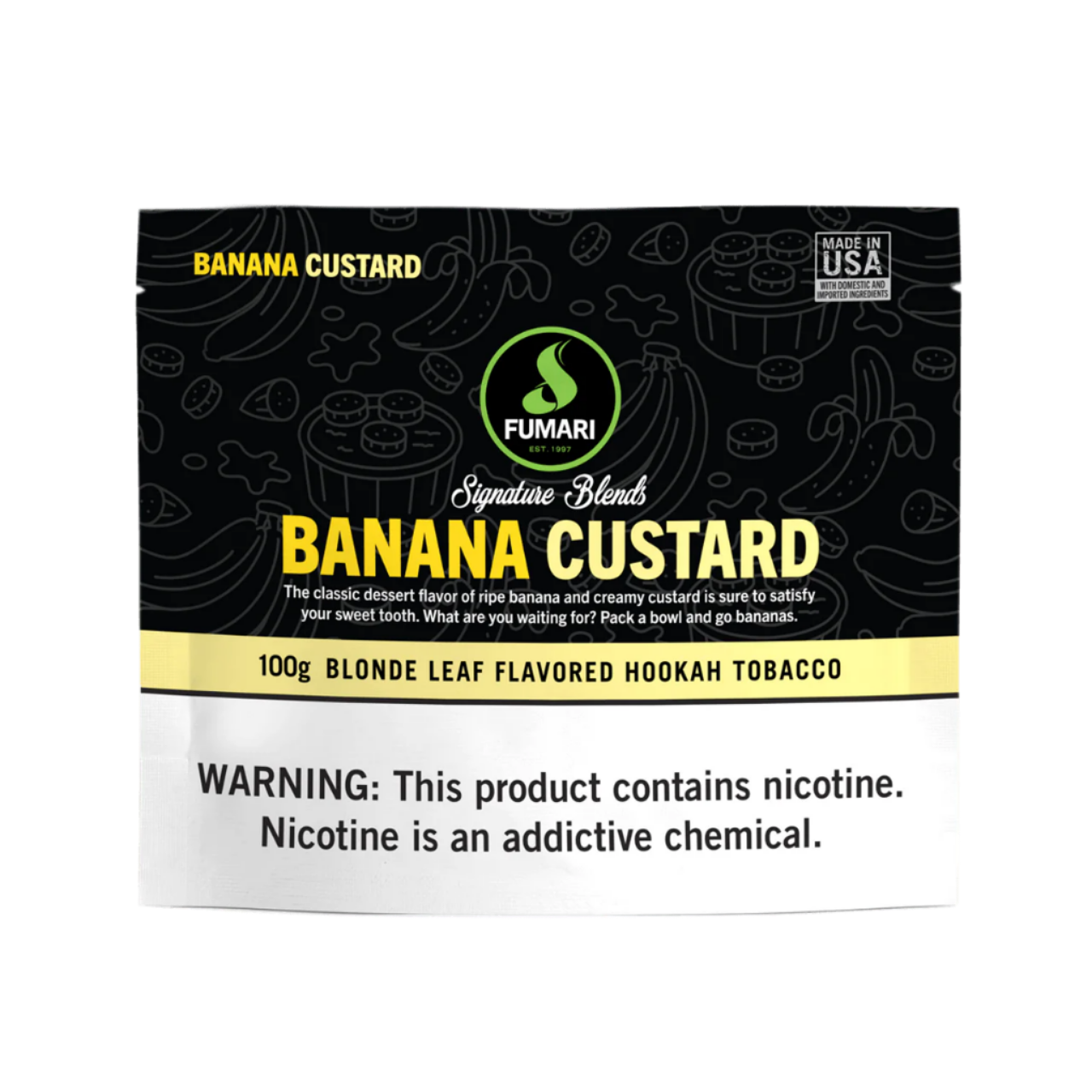 FumariHookahTobacco_100G_BananaCustard