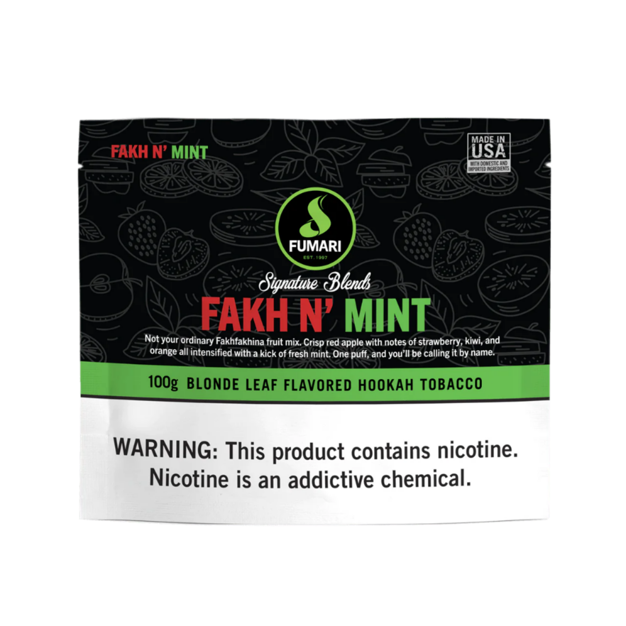 FumariHookahTobacco_100G_FakhNMint