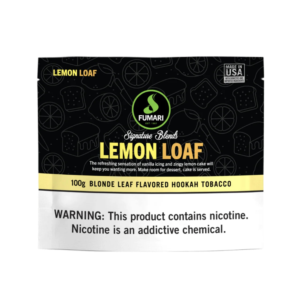 FumariHookahTobacco_100G_LemonLoaf