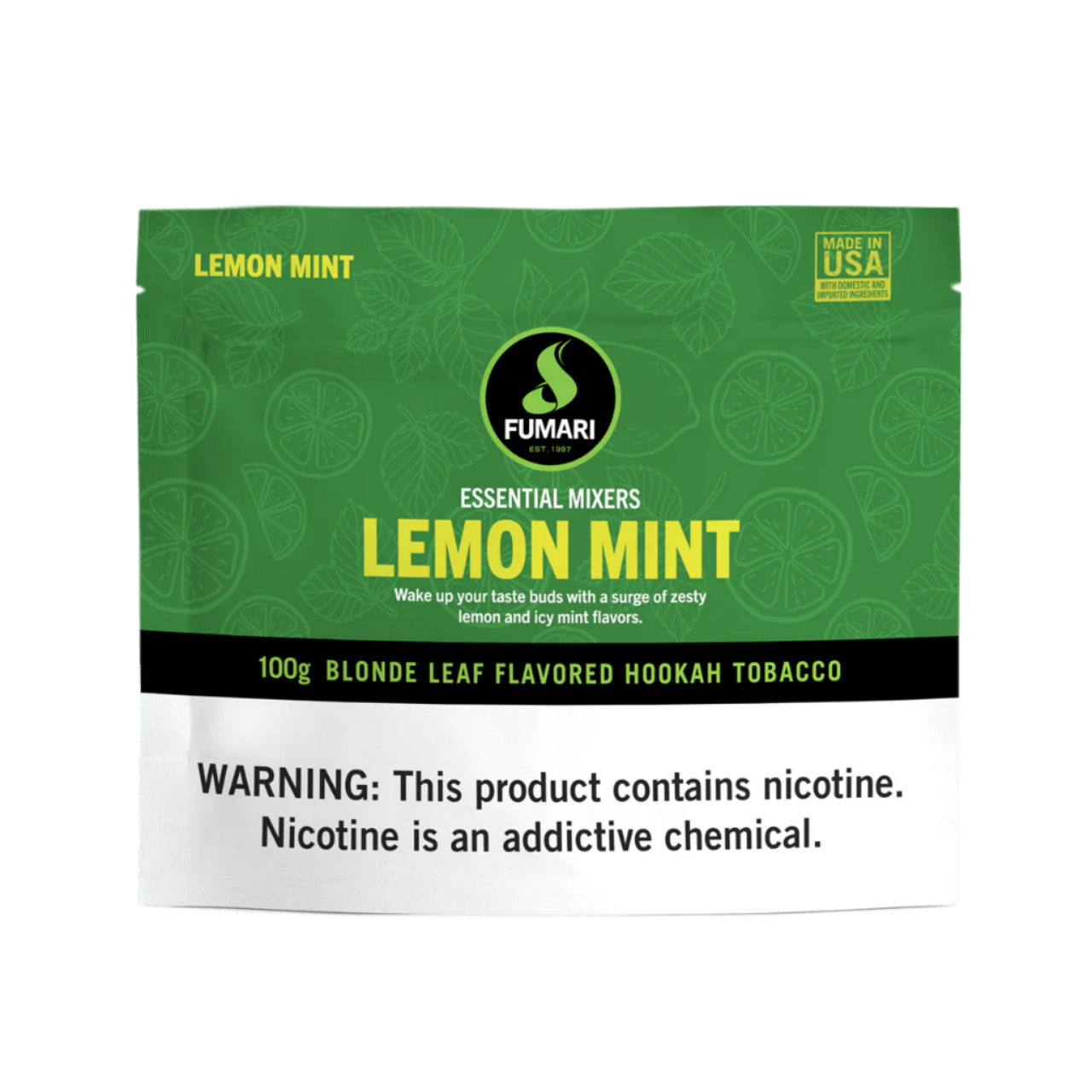 FumariHookahTobacco_100G_LemonMint