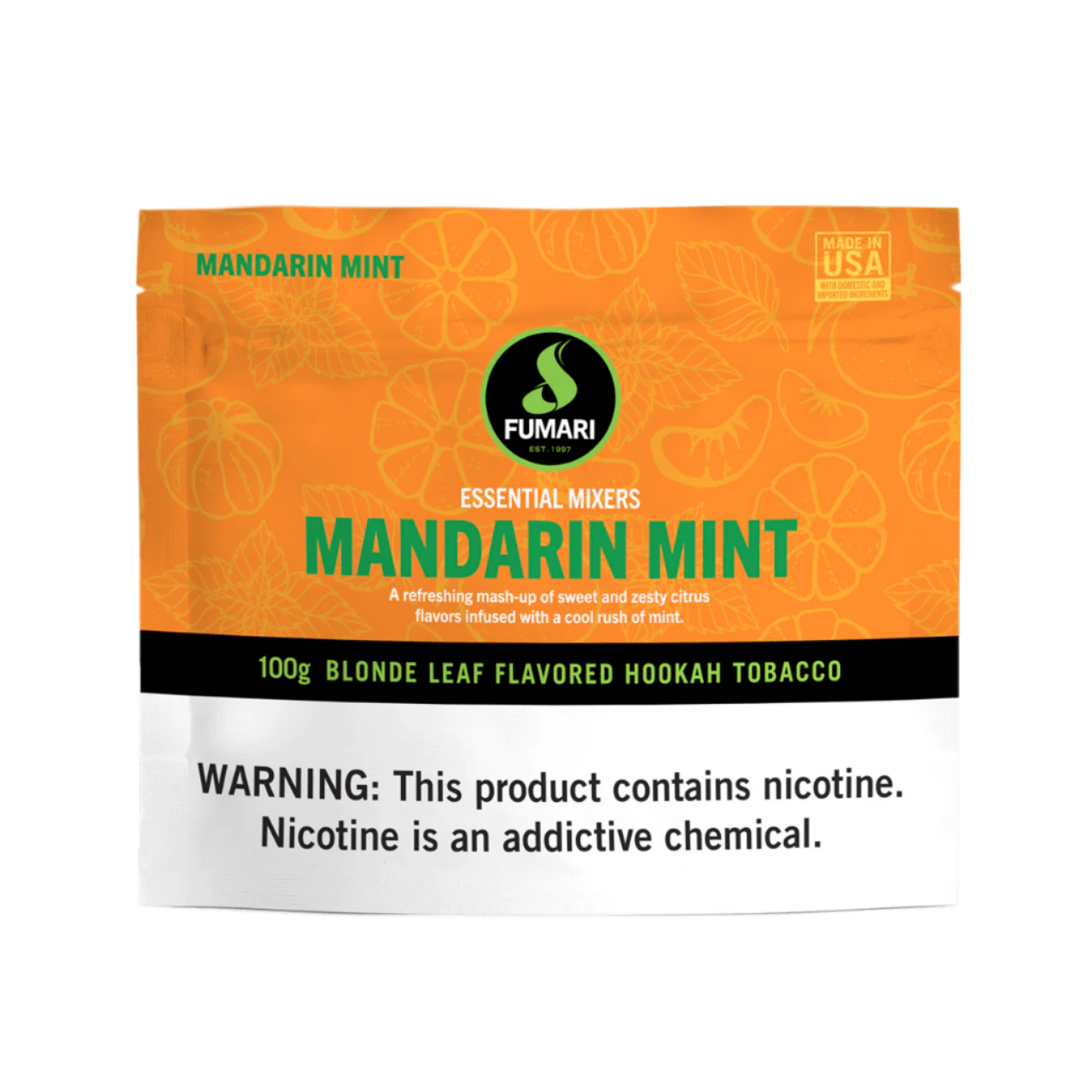 FumariHookahTobacco_100G_MandarinMint