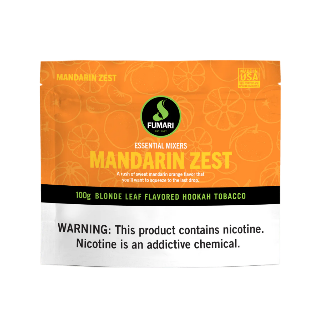 FumariHookahTobacco_100G_MandarinZest