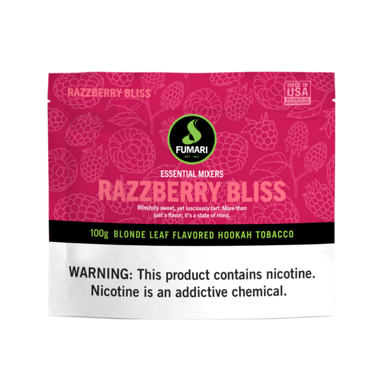 FumariHookahTobacco_100G_RazzberryBliss