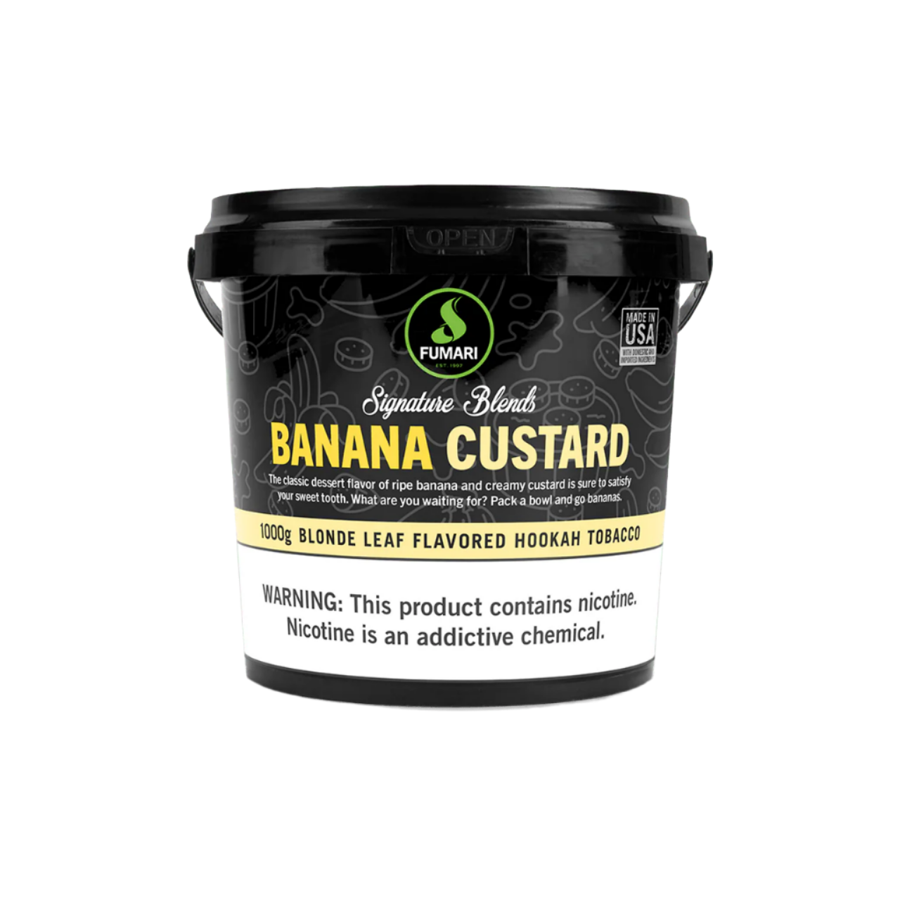 FumariHookahTobacco_1KG_BananaCustard