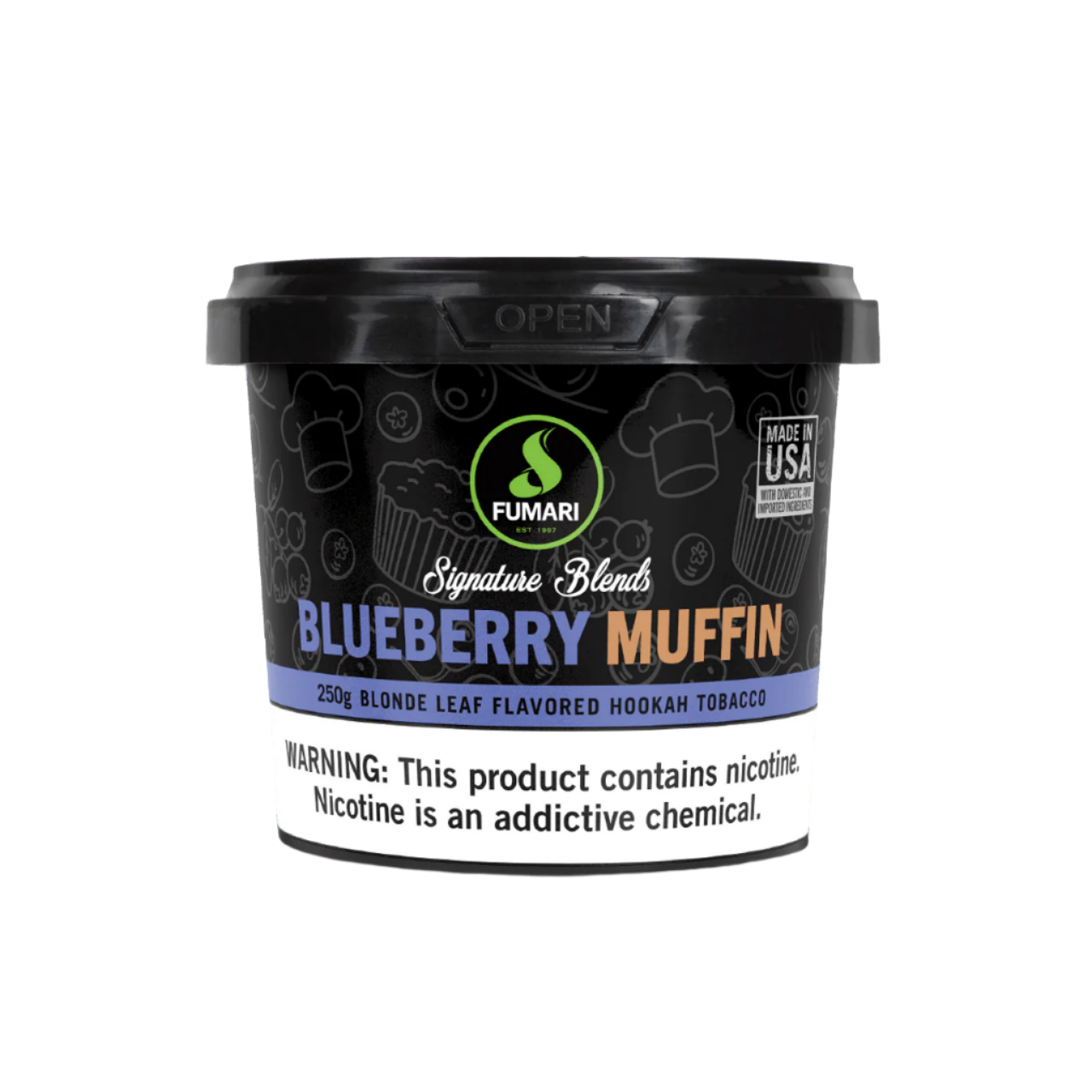 FumariHookahTobacco_250G_BlueberryMuffin