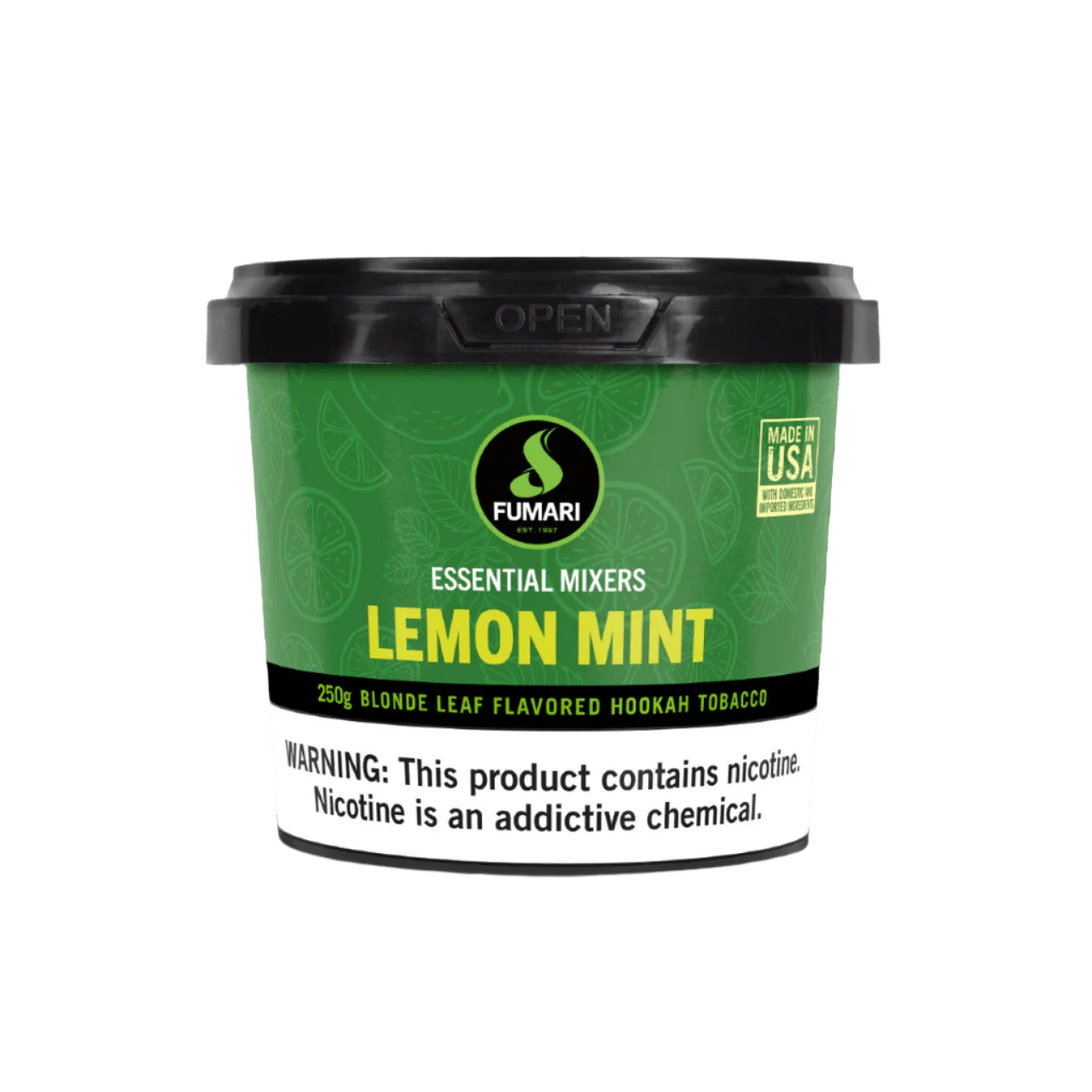 FumariHookahTobacco_250G_LemonMint