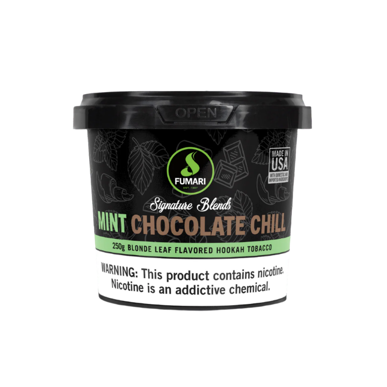 FumariHookahTobacco_250G_MintChocolateChill