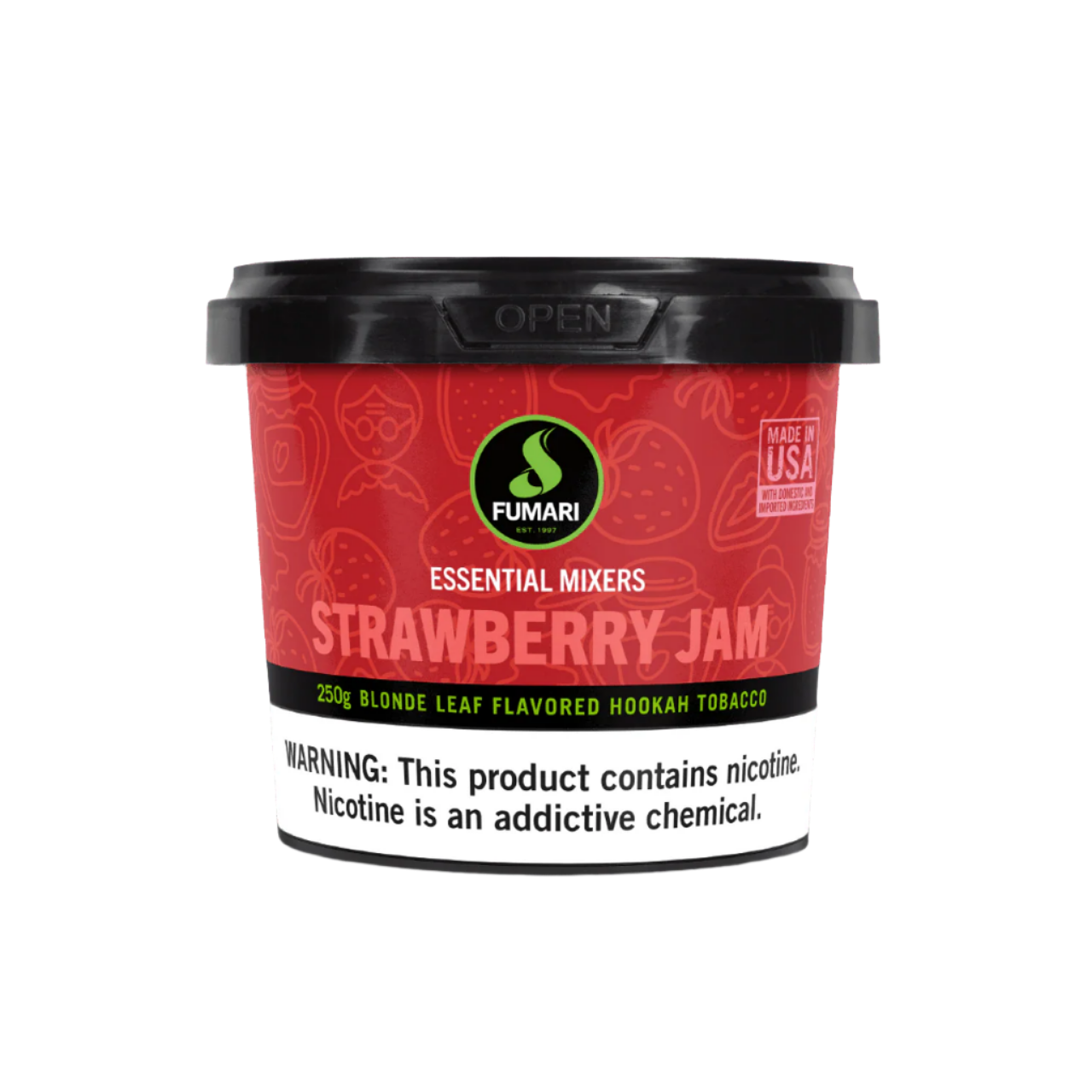 FumariHookahTobacco_250G_StrawberryJam
