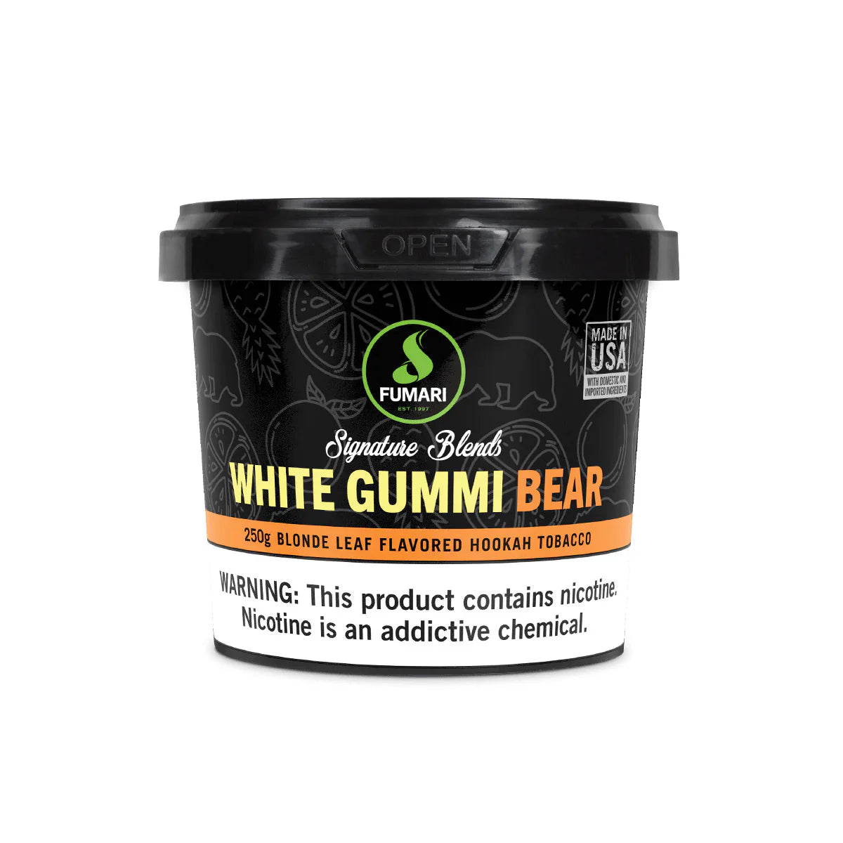 FumariHookahTobacco_250G_WhiteGummiBear