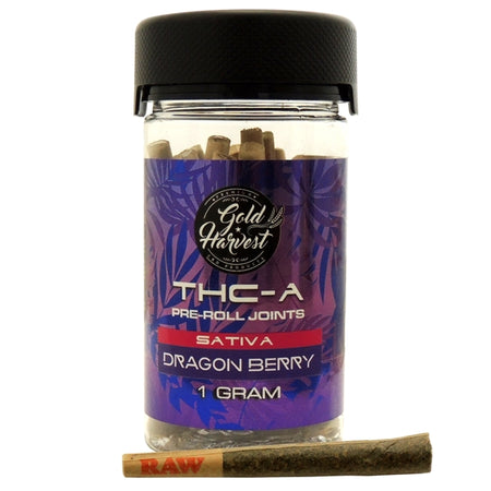 GoldHarvest_1GPrerolls_THCAJoints_DragonBerry