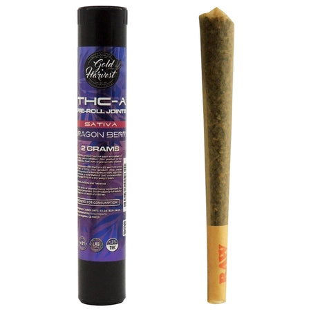 GoldHarvest_2GPrerolls_THCAJoints_DragonBerry1