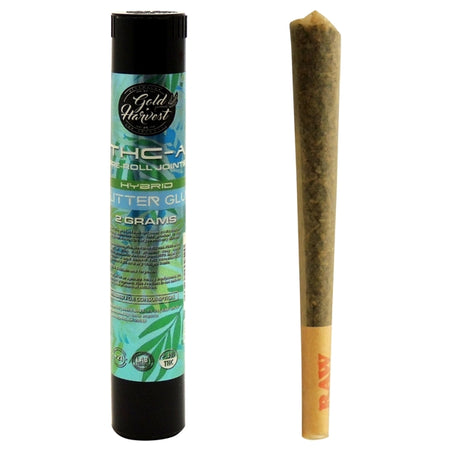 GoldHarvest_2GPrerolls_THCAJoints_GutterGlue1