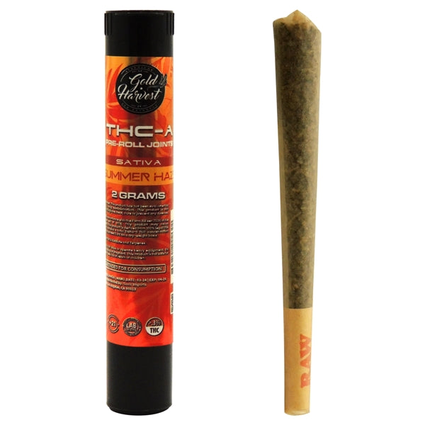 GoldHarvest_2GPrerolls_THCAJoints_SummerHaze1