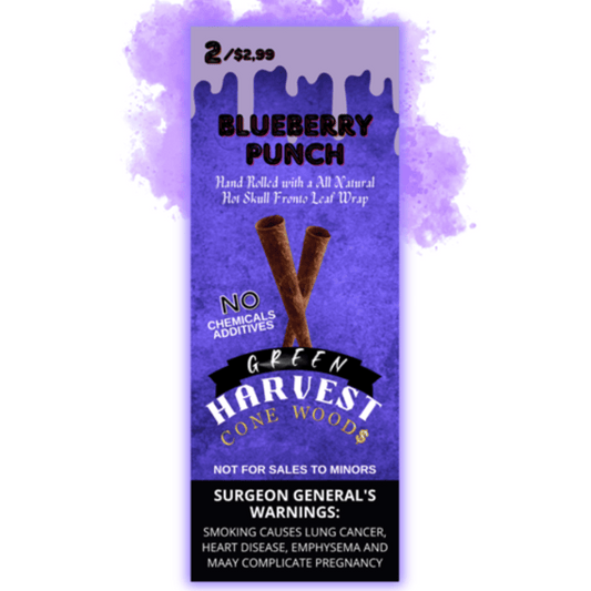 GreenHarvestConeWoods_10Pack_BlueberryPunch