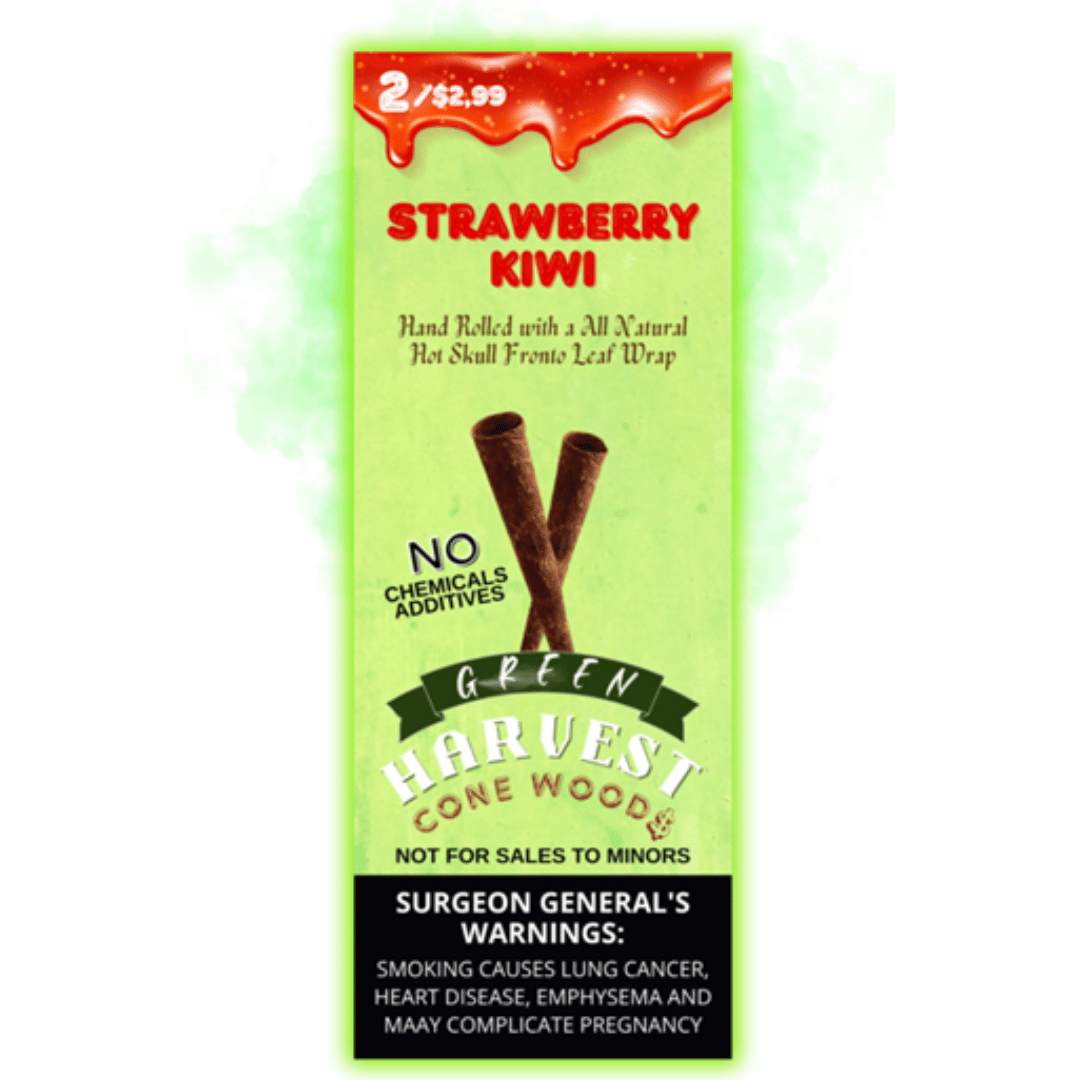 GreenHarvestConeWoods_10Pack_StrawberryKiwi