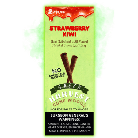 GreenHarvestConeWoods_10Pack_StrawberryKiwi