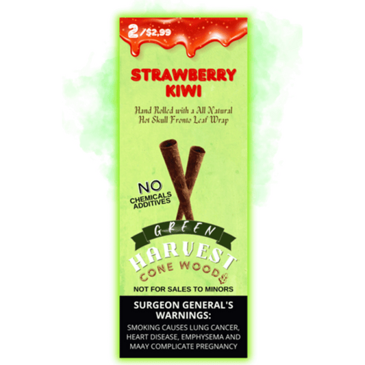 GreenHarvestConeWoods_10Pack_StrawberryKiwi