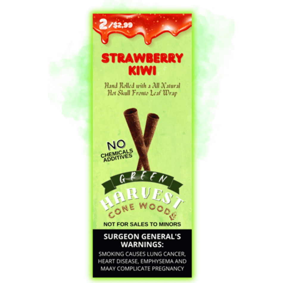 GreenHarvestConeWoods_10Pack_StrawberryKiwi