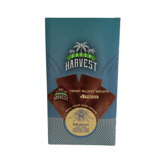 GreenHarvest_HempFlatWraps_15Pack_Peach