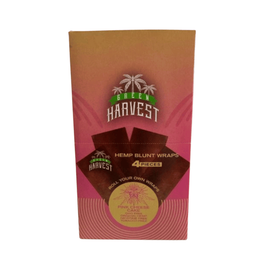 GreenHarvest_HempFlatWraps_15Pack_PinkCheeseCake