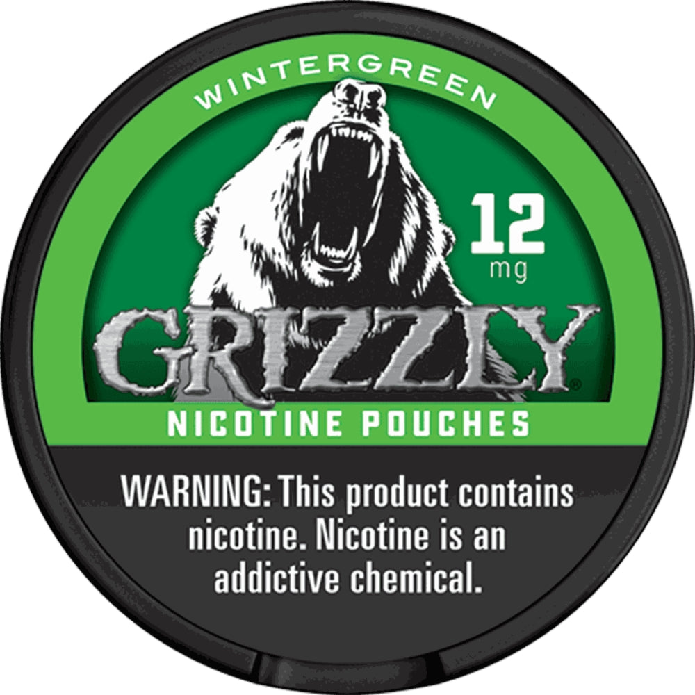 Grizzly_NicotinePouches_Wintergreen_12MG