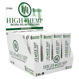 High Hemp Natural Rolling Cones | 32 Packs | 6 One & Quarter Paper Cones
