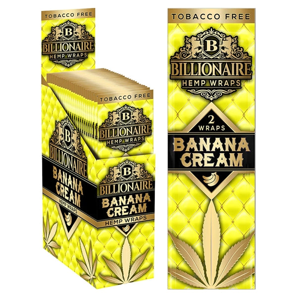 Billionaire Hemp Wraps | 2 Wraps | 25 Packs