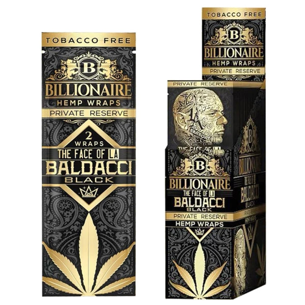 Billionaire Hemp Wraps | 2 Wraps | 25 Packs