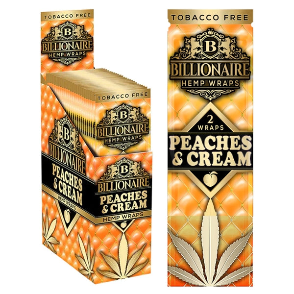 Billionaire Hemp Wraps | 2 Wraps | 25 Packs
