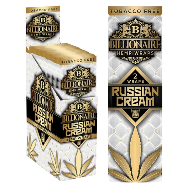 Billionaire Hemp Wraps | 2 Wraps | 25 Packs