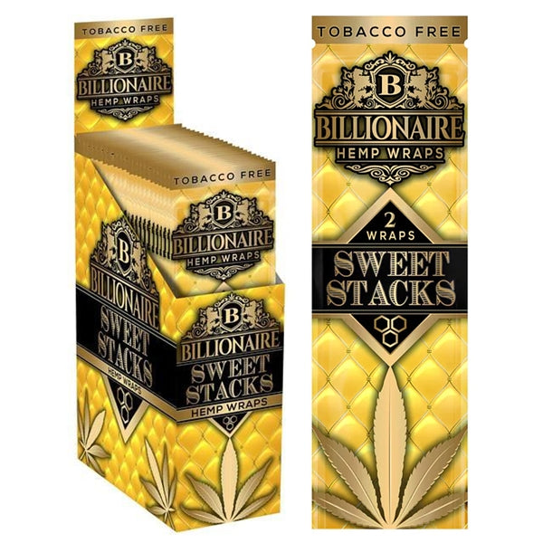 Billionaire Hemp Wraps | 2 Wraps | 25 Packs