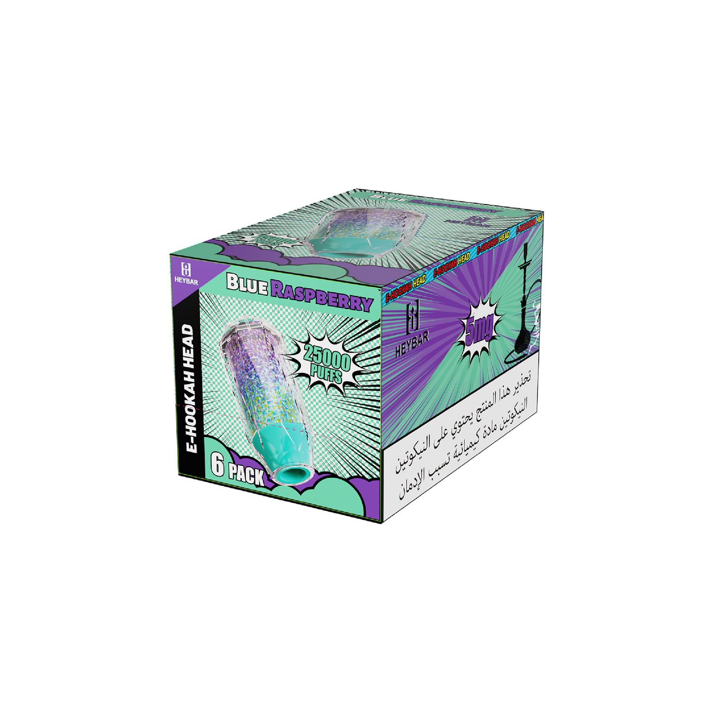 Heybar_Disposable_25KPuffs_BlueRaspberry