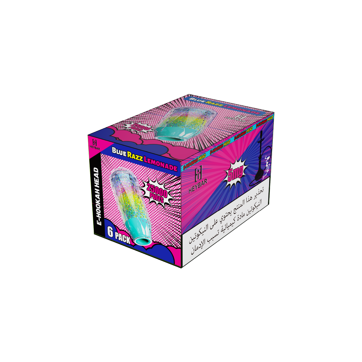 Heybar_Disposable_25KPuffs_BlueRazzLemonade
