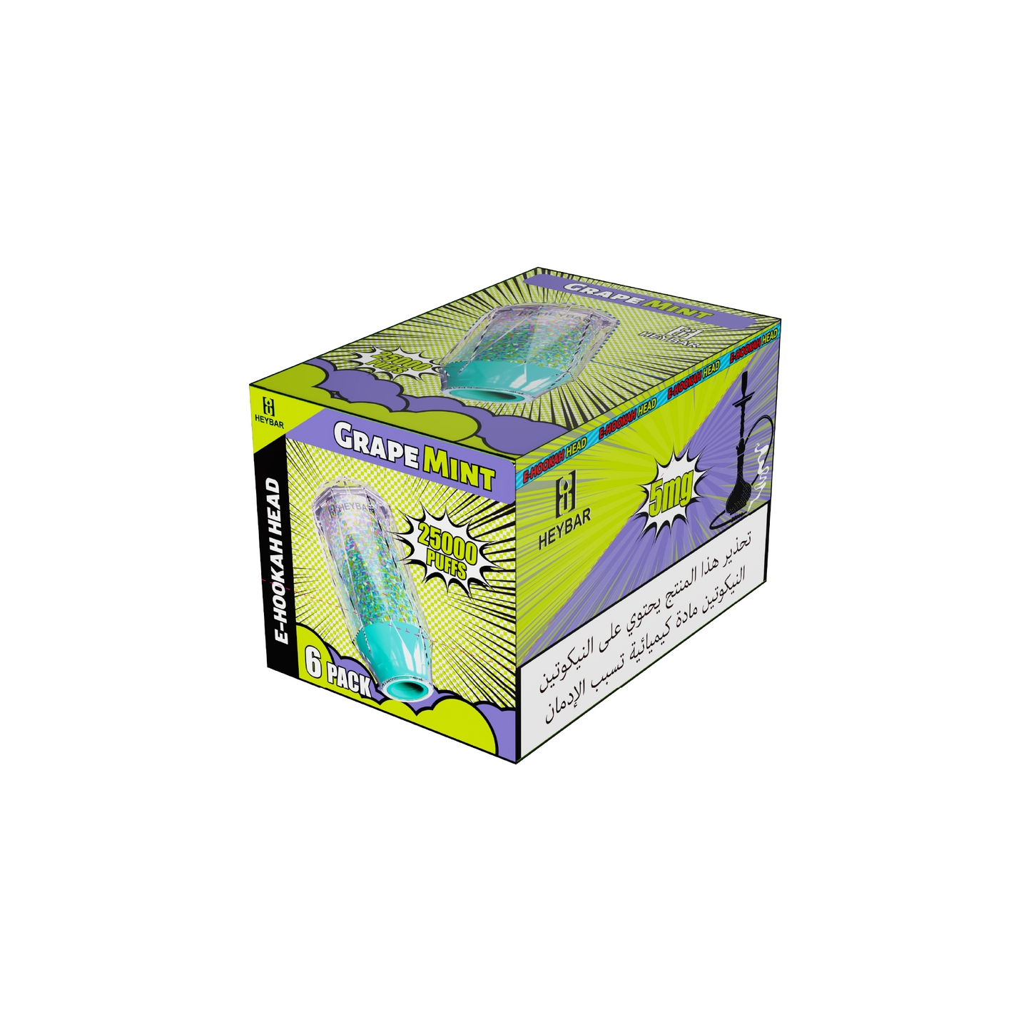 Heybar_Disposable_25KPuffs_GrapeMint
