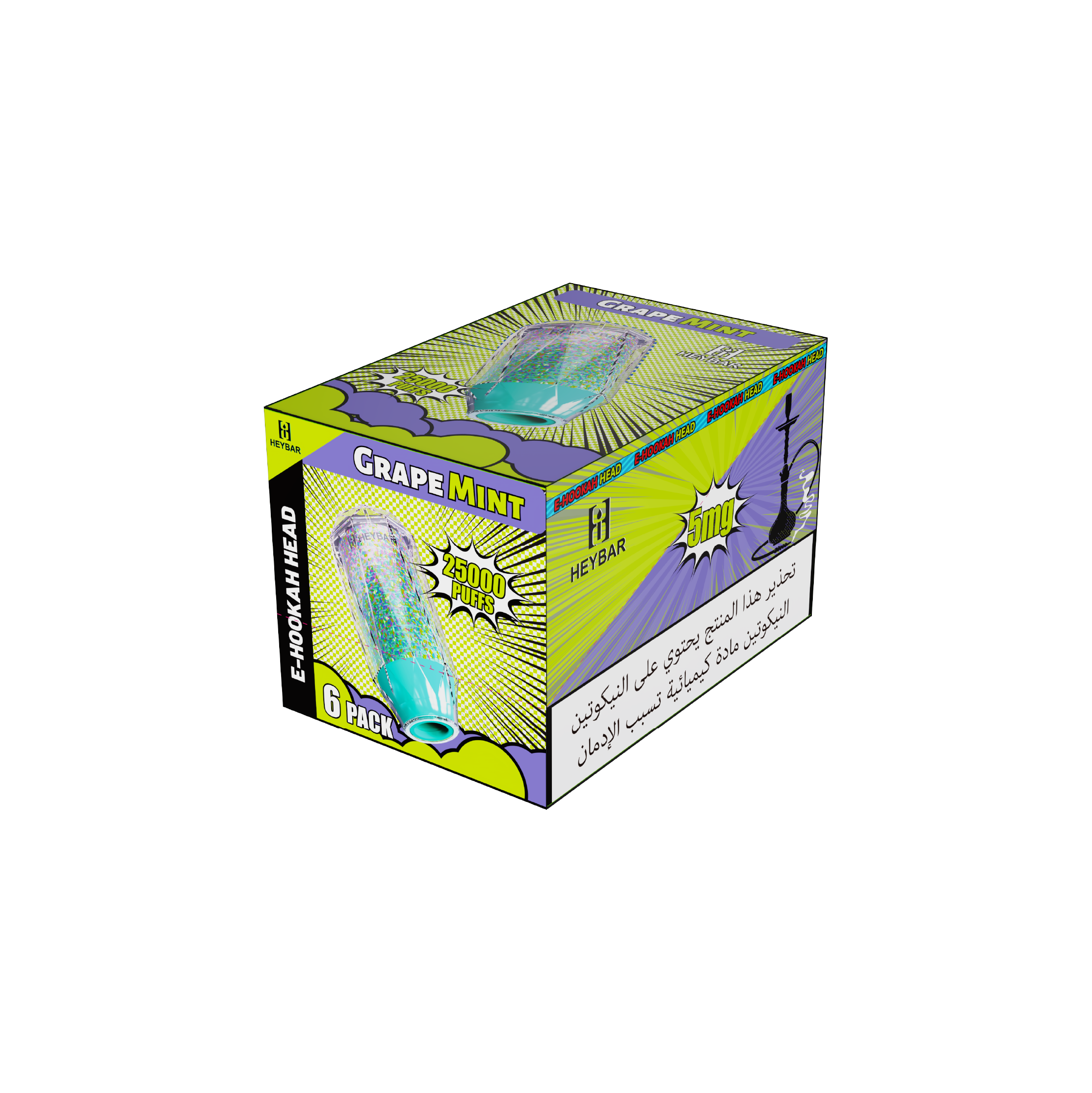 Heybar_Disposable_25KPuffs_GrapeMint
